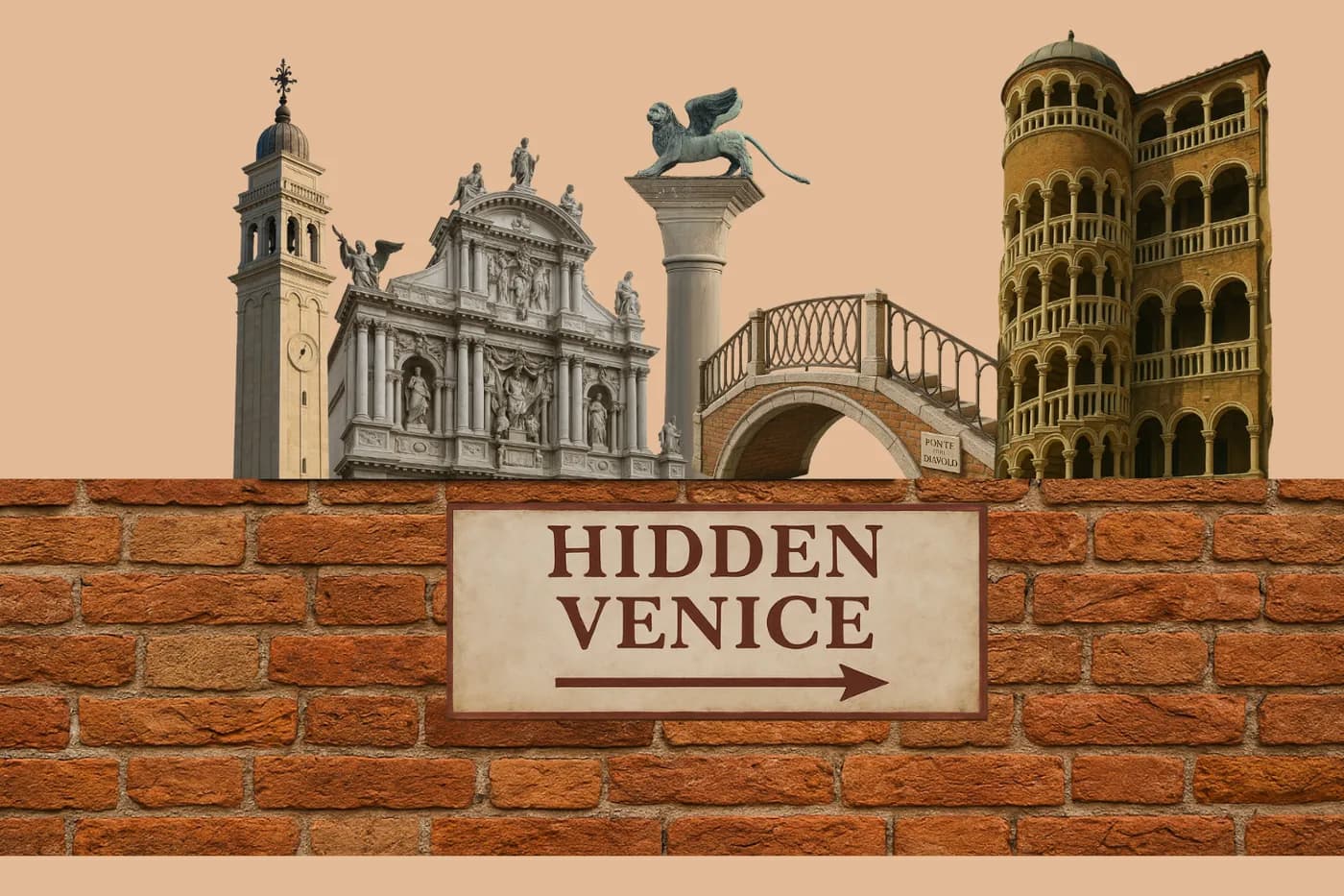 Venetica Walks cover along a Venice canal